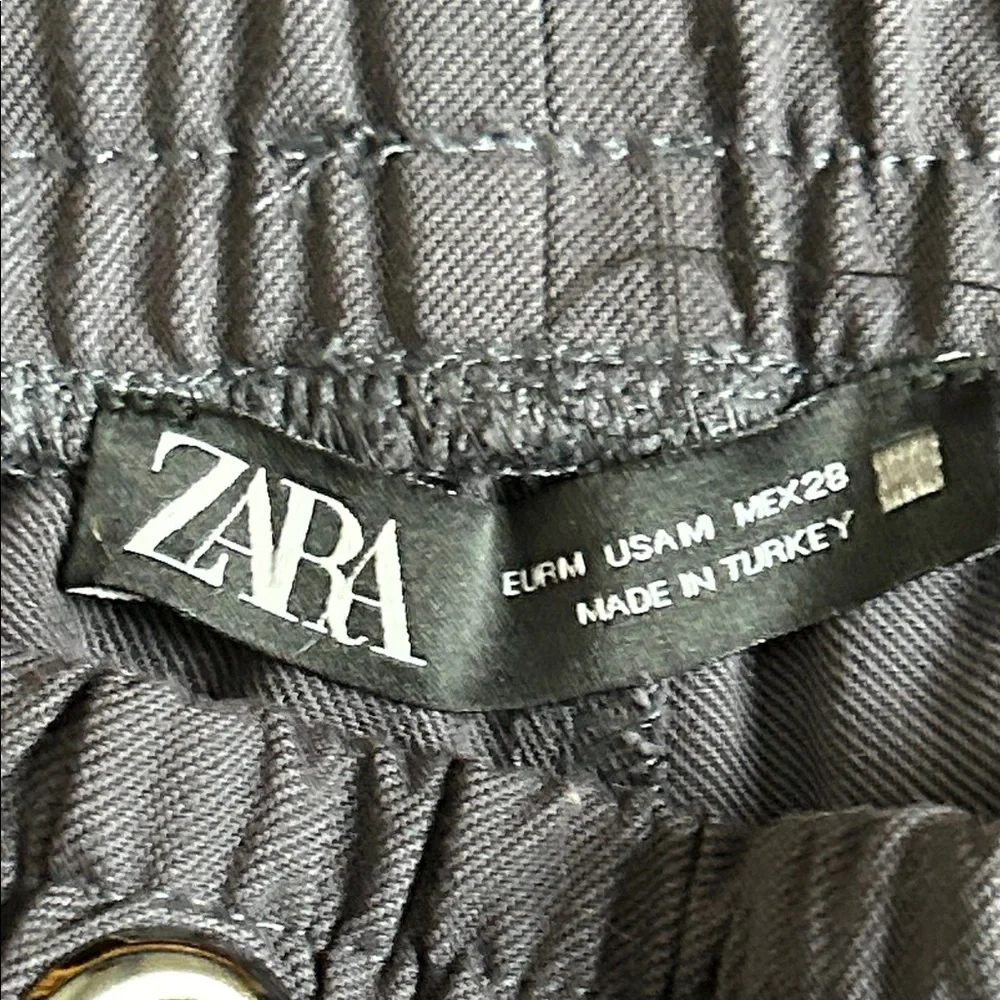 *NEW* ZARA Gray Cargo Pants with Elastic Waistband